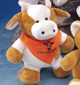 9" Pudgy Plush™ Cow-0