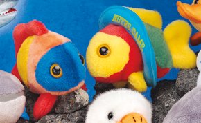 7" - 8" Laying Beanies Fish (Assorted)-0