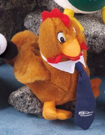 7" - 8" Laying Beanies Rooster-0