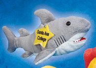 7" - 8" Laying Beanies Shark-0