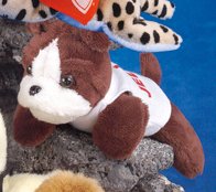 7" - 8" Laying Beanies Bull Dog-0