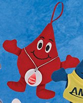 6" Team Thrifty™ Blood Drop-0